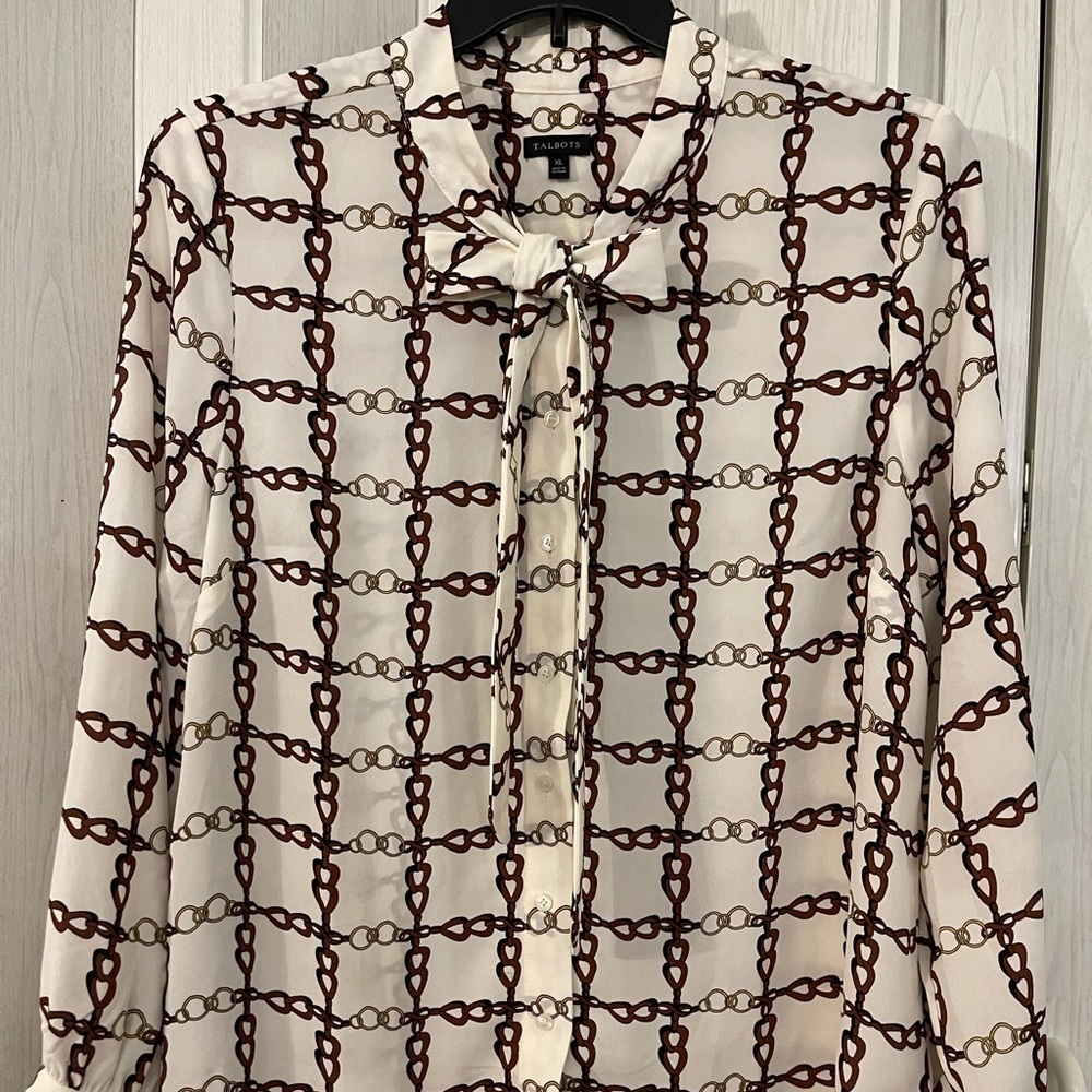 Talbots blouse. XL. Perfect condition.